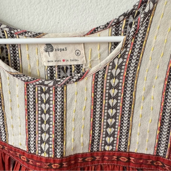 Anthropologie Kopal Kani Babydoll Tunic Dress; size medium - Picture 5 of 5